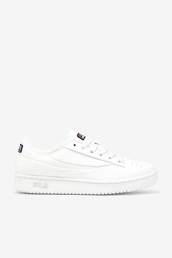 Zapato De Tenis Fila Hombre Blancas / Azul Marino / Rojas - Original White Lx - España 713096IDM